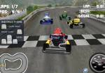 Флеш игра Спортивная гонка на картах играть онлайн